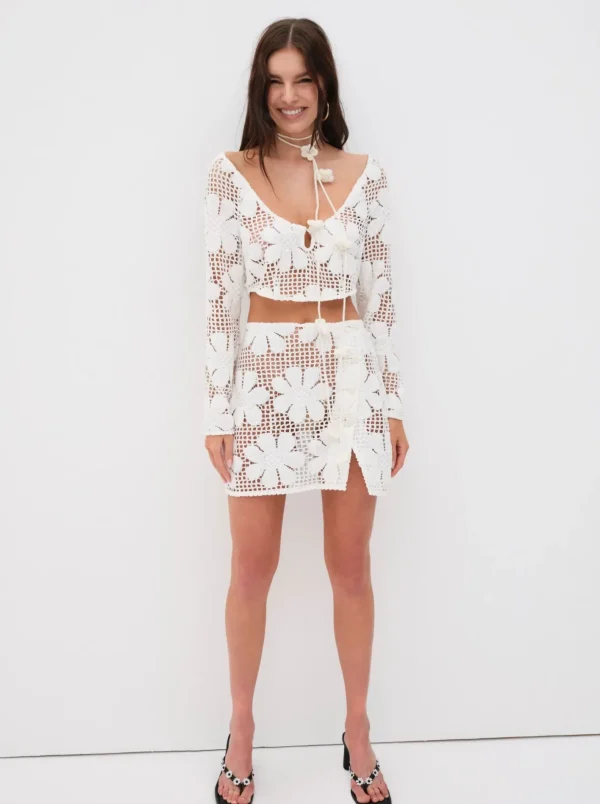 Woman For Love & Lemons Natasha Coverup Top