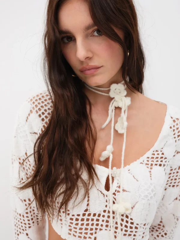 Woman For Love & Lemons Natasha Coverup Top