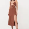 Woman For Love & Lemons Natasha Midi Dress