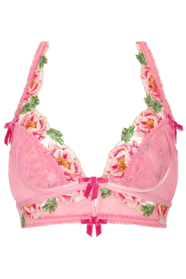 Woman For Love & Lemons Needle Point Roses Bustier