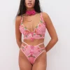 Woman For Love & Lemons Needle Point Roses Cheeky Panty