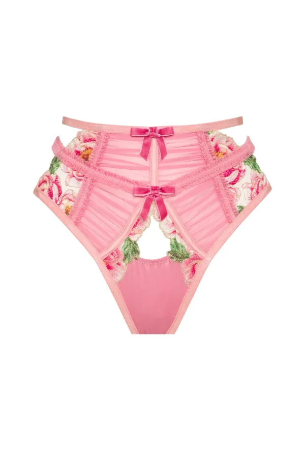 Woman For Love & Lemons Needle Point Roses Cheeky Panty