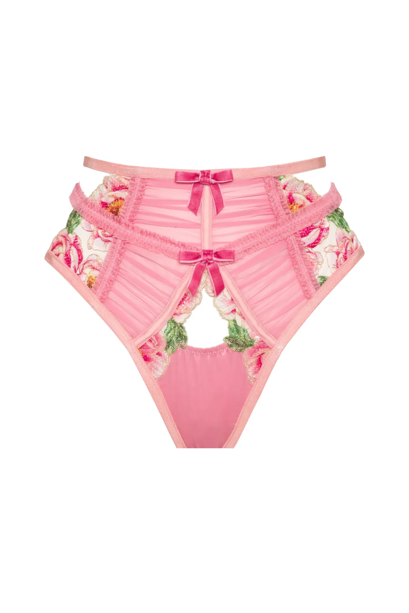 needle_point_roses_cheeky_4.webp Woman For Love & Lemons Needle Point Roses Cheeky Panty