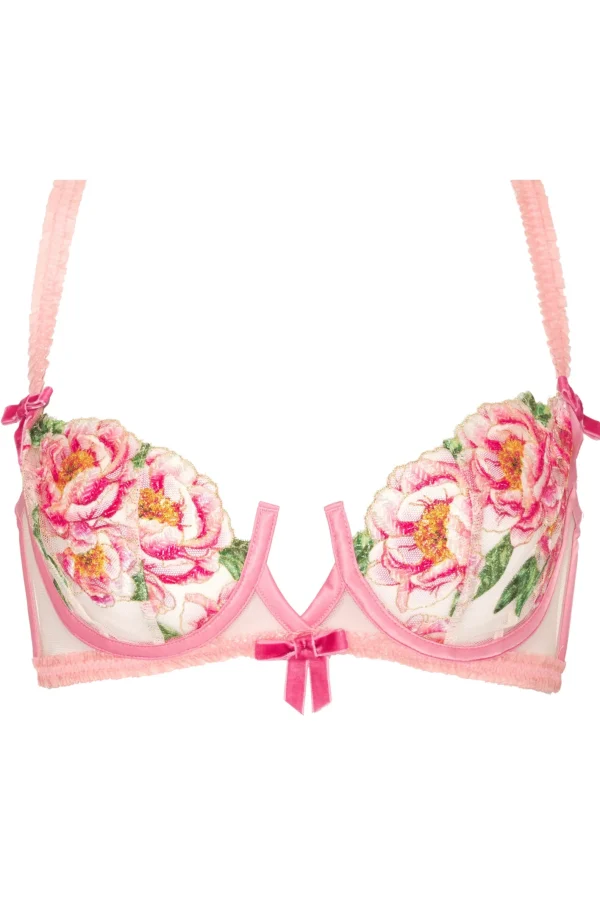 Woman For Love & Lemons Needle Point Roses Underwire Bra