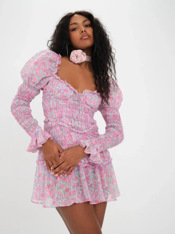 Woman For Love & Lemons Oakley Mini Dress