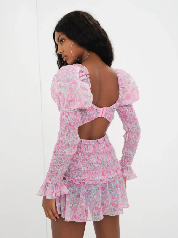 Woman For Love & Lemons Oakley Mini Dress