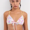 Woman For Love & Lemons Palmer Triangle Bikini Top