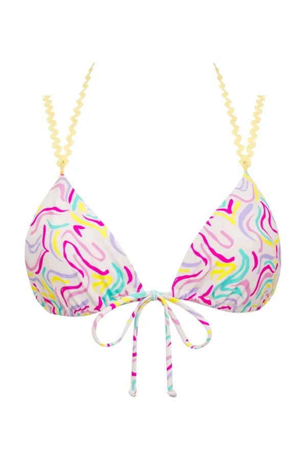 Woman For Love & Lemons Palmer Triangle Bikini Top