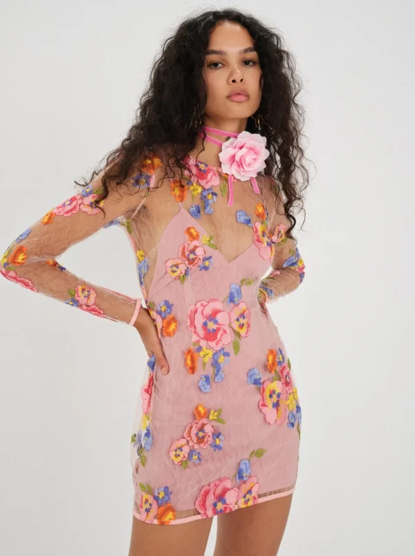 Woman For Love & Lemons Percy Mini Dress