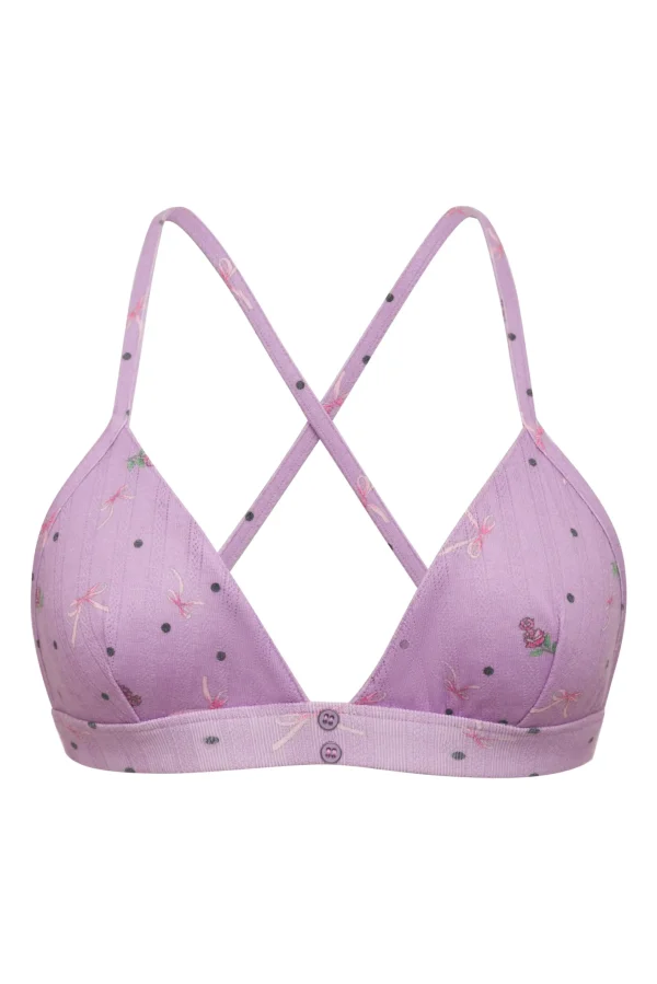 Woman For Love & Lemons Pointelle Bralette & Panty Sleep Set
