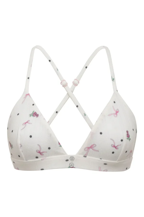Woman For Love & Lemons Pointelle Bralette & Panty Sleep Set
