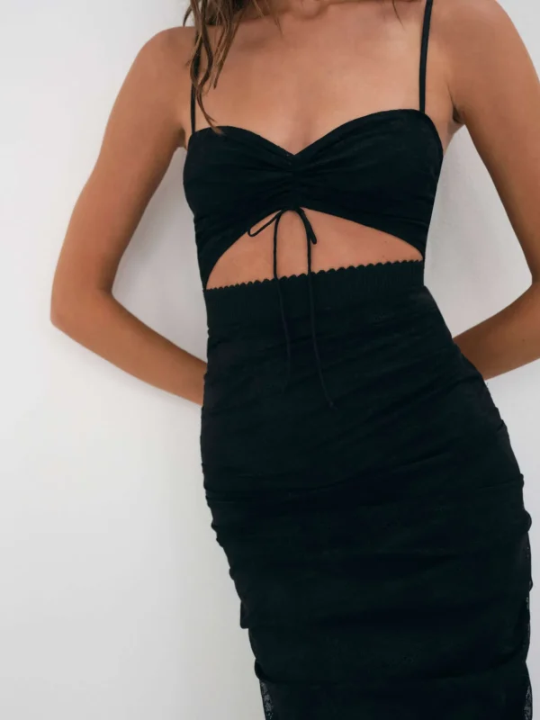 Woman For Love & Lemons Poison Ruched Dress