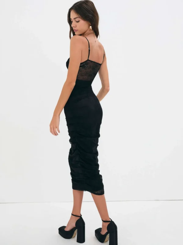 Woman For Love & Lemons Poison Ruched Dress