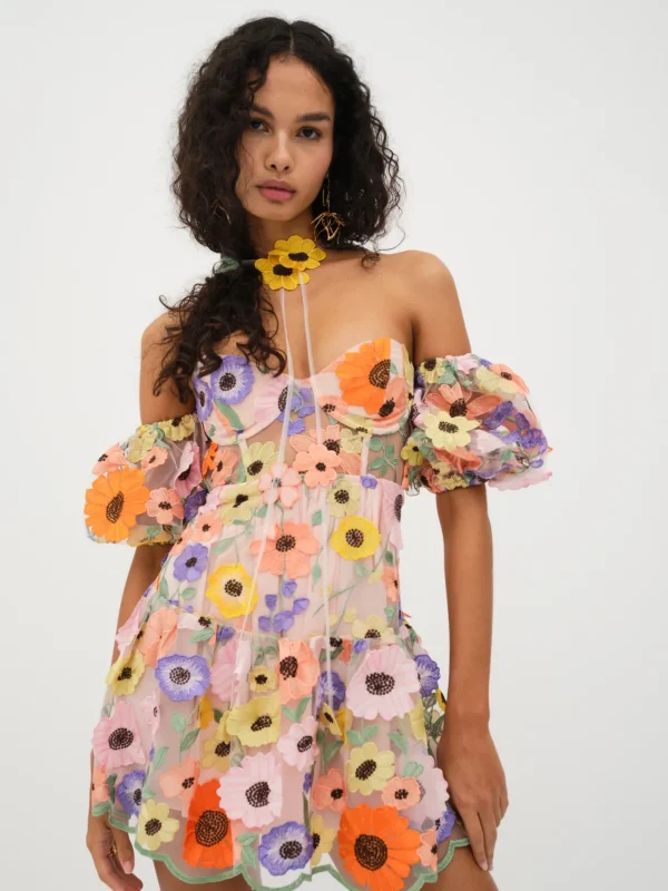 Woman For Love & Lemons Prato Mini Dress