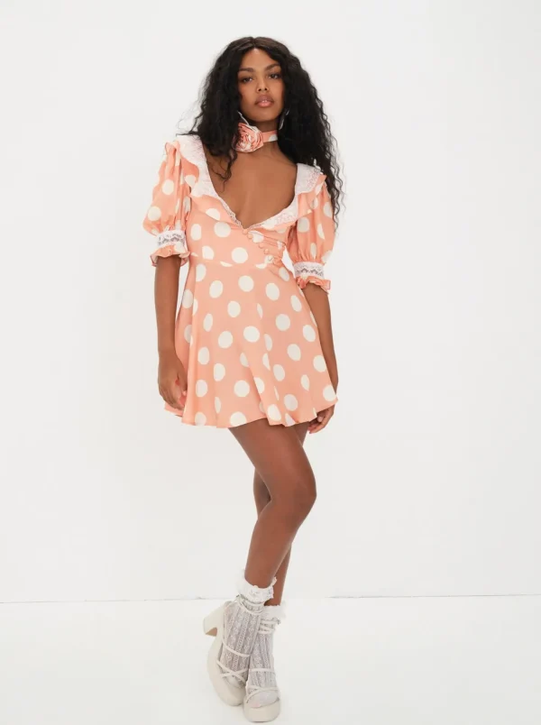 Woman For Love & Lemons Raisa Mini Dress