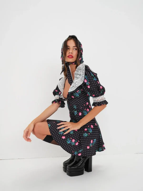 Woman For Love & Lemons Raisa Mini Dress