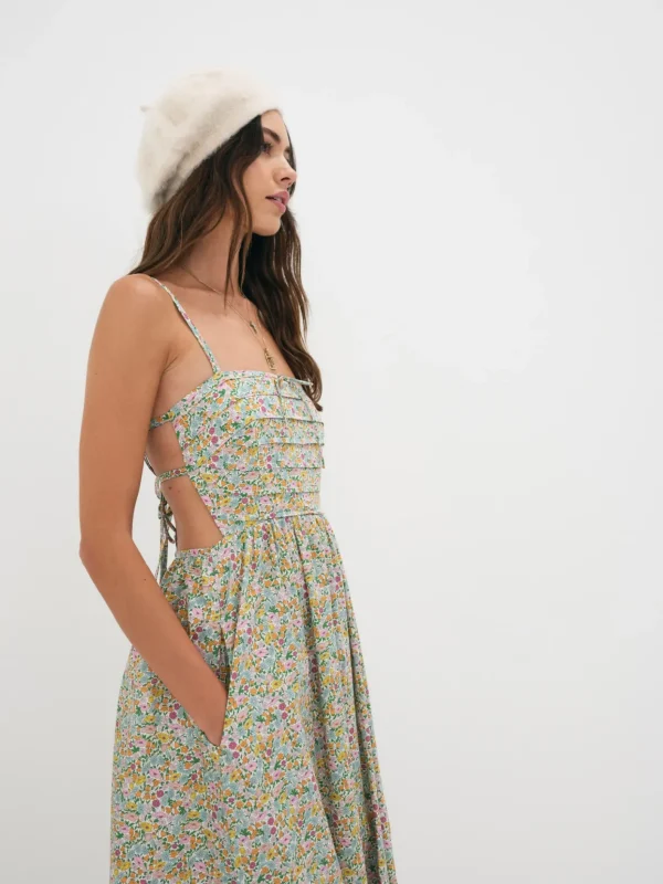 Woman For Love & Lemons Raleigh Midi Dress