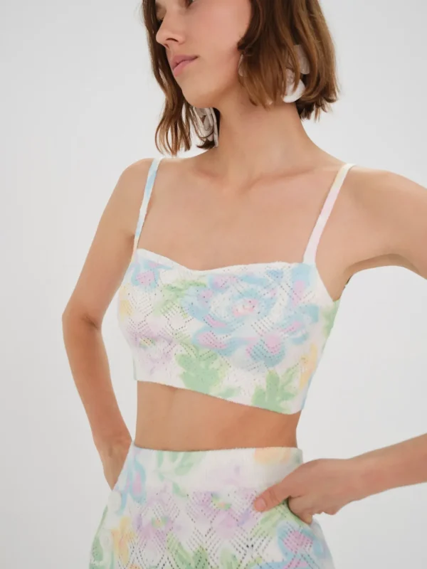 Woman For Love & Lemons Reese Crop Top