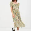 Woman For Love & Lemons Riley Midi Dress