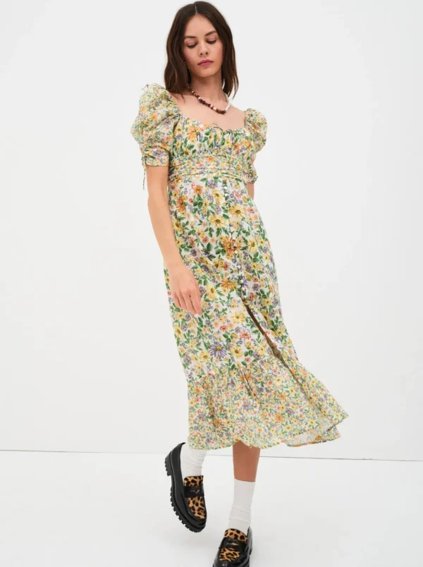 Woman For Love & Lemons Riley Midi Dress