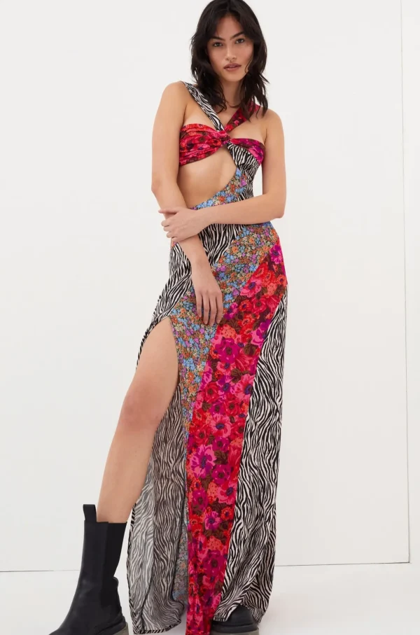 Woman For Love & Lemons Rita Maxi Dress