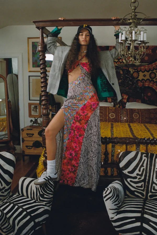 Woman For Love & Lemons Rita Maxi Dress