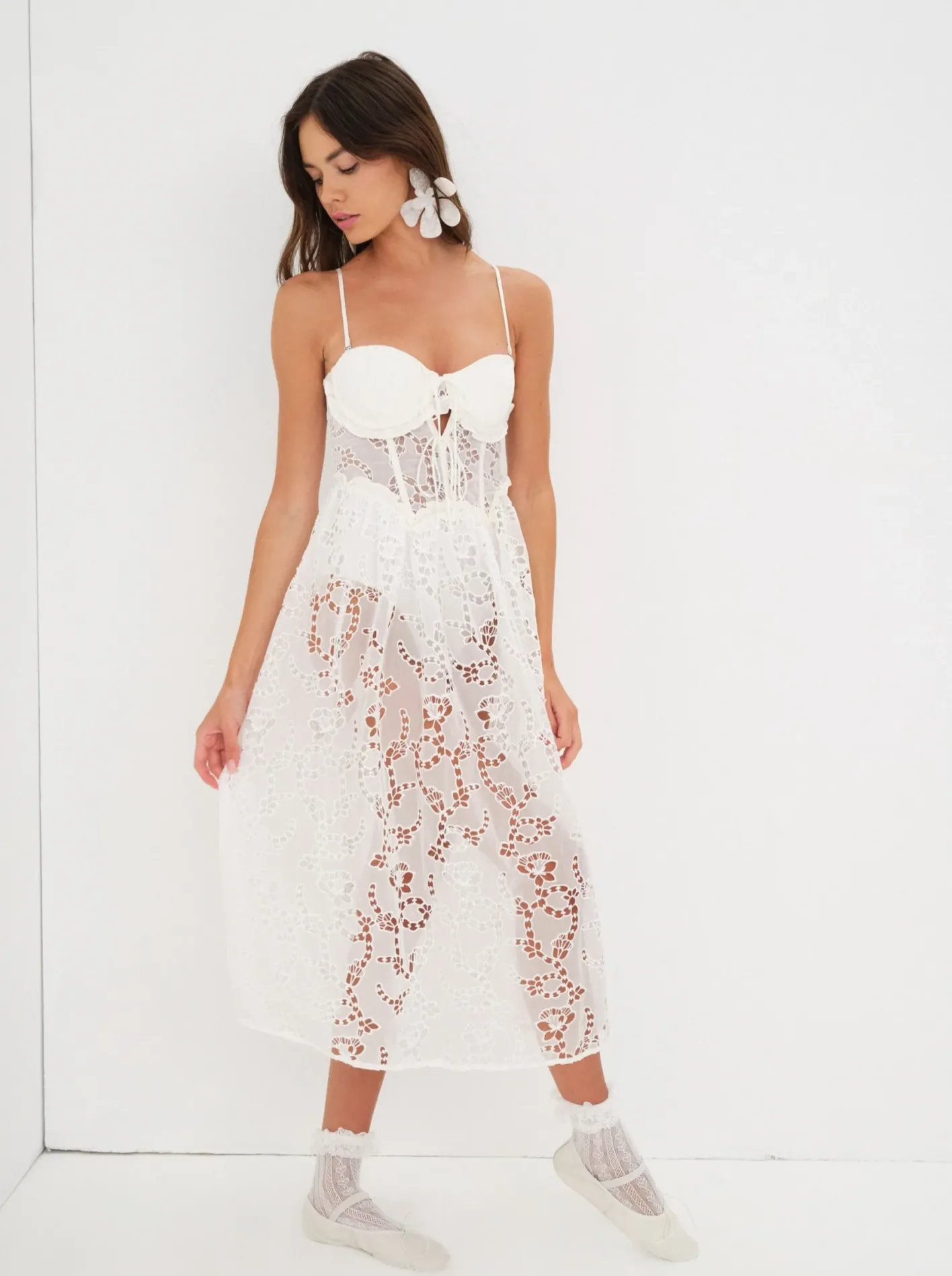 romi_midi_dress_2.webp Woman For Love & Lemons Romi Midi Dress