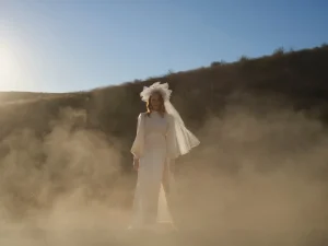 Woman For Love & Lemons Rosalia Bridal Gown