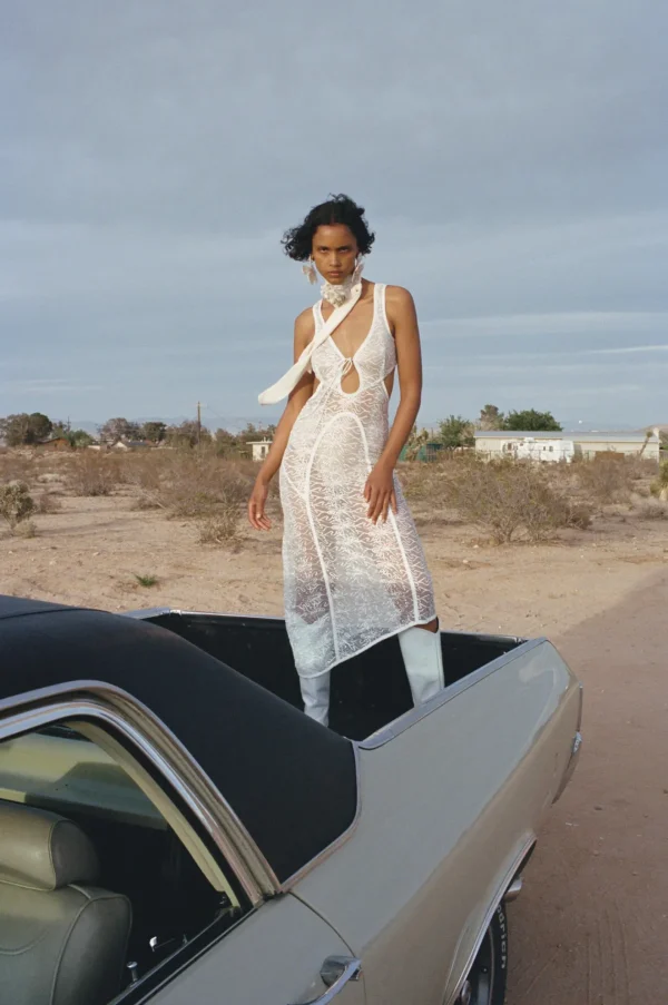 Woman For Love & Lemons Rosanna Midi Dress