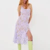 Woman For Love & Lemons Rosemary Lined Midi Dress