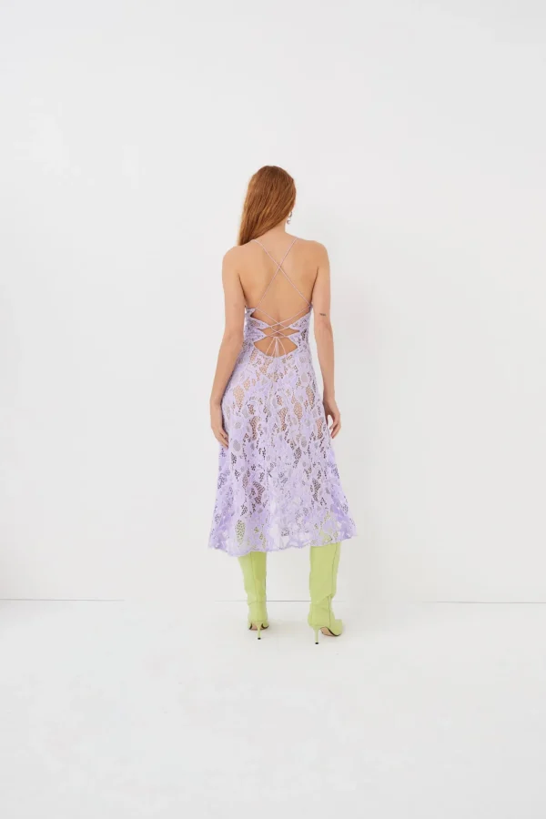Woman For Love & Lemons Rosemary Lined Midi Dress
