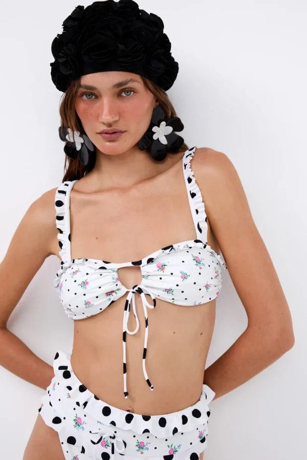Woman For Love & Lemons Rosewater Bandeau Top