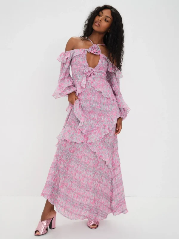 Woman For Love & Lemons Rowan Maxi Dress