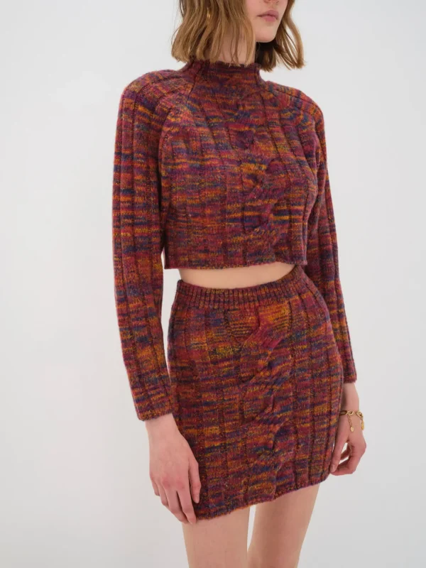 Woman For Love & Lemons Ruby Cropped Turtleneck
