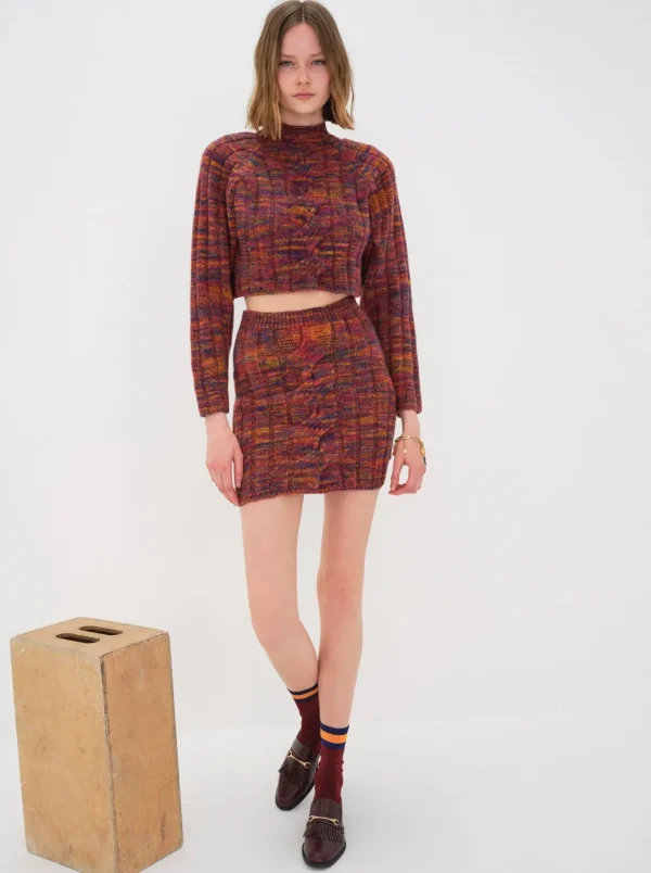 Woman For Love & Lemons Ruby Cropped Turtleneck
