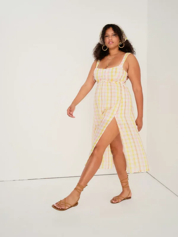 Woman For Love & Lemons Rue Midi Dress