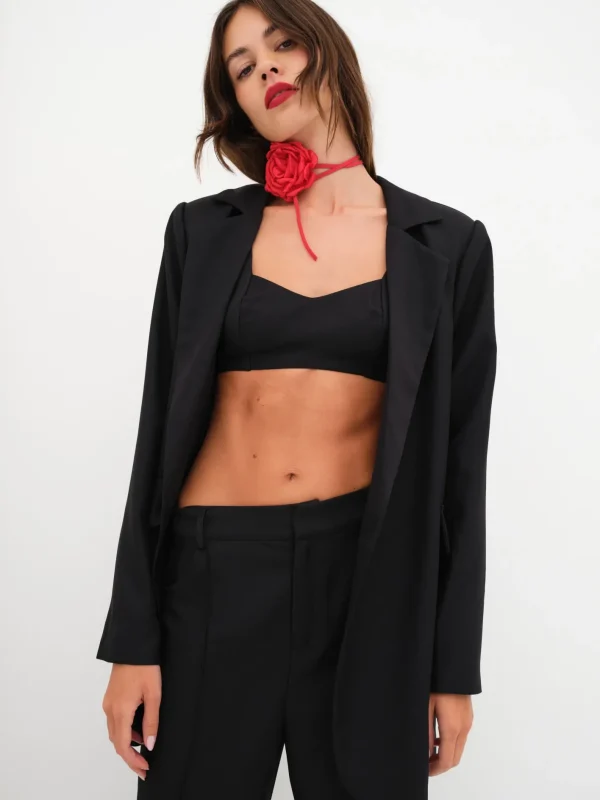 Woman For Love & Lemons Shannon Crop Top
