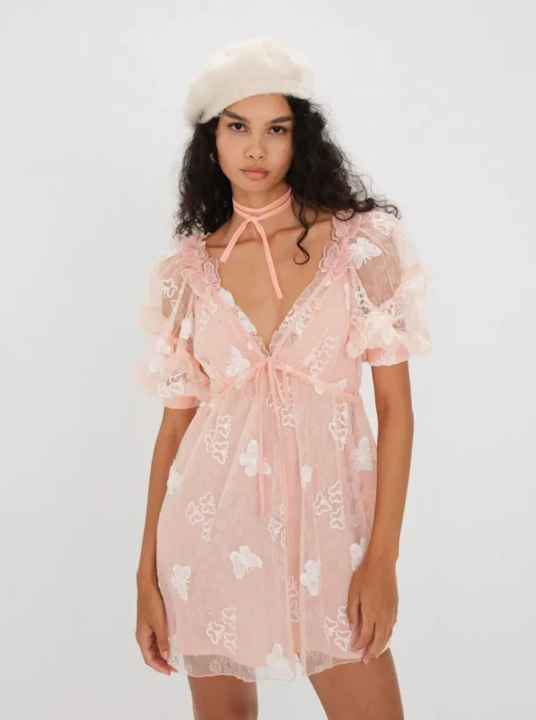 Woman For Love & Lemons Shari Mini Dress