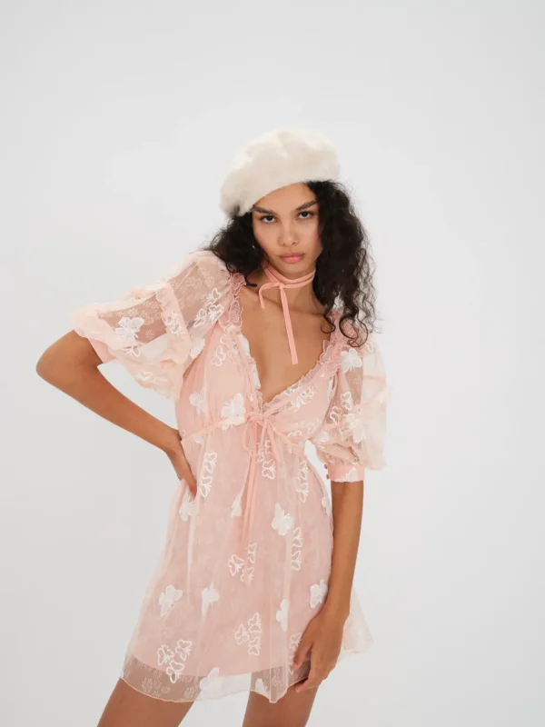 Woman For Love & Lemons Shari Mini Dress