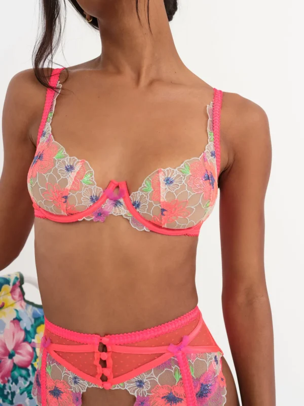 Woman For Love & Lemons Shimmer Zinnia Embroidery Underwire Bra