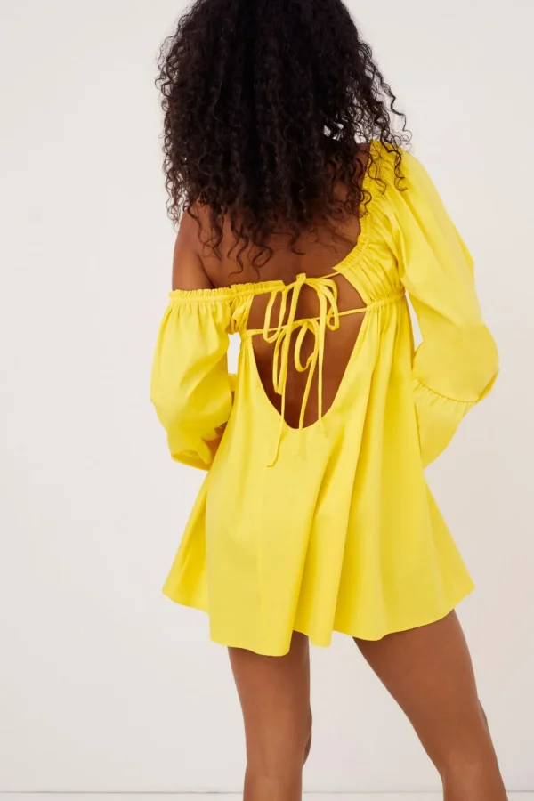 Woman For Love & Lemons Sierra Puff Sleeve Mini Dress