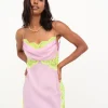 Woman For Love & Lemons Silky Slip Dress