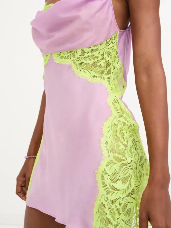 Woman For Love & Lemons Silky Slip Dress