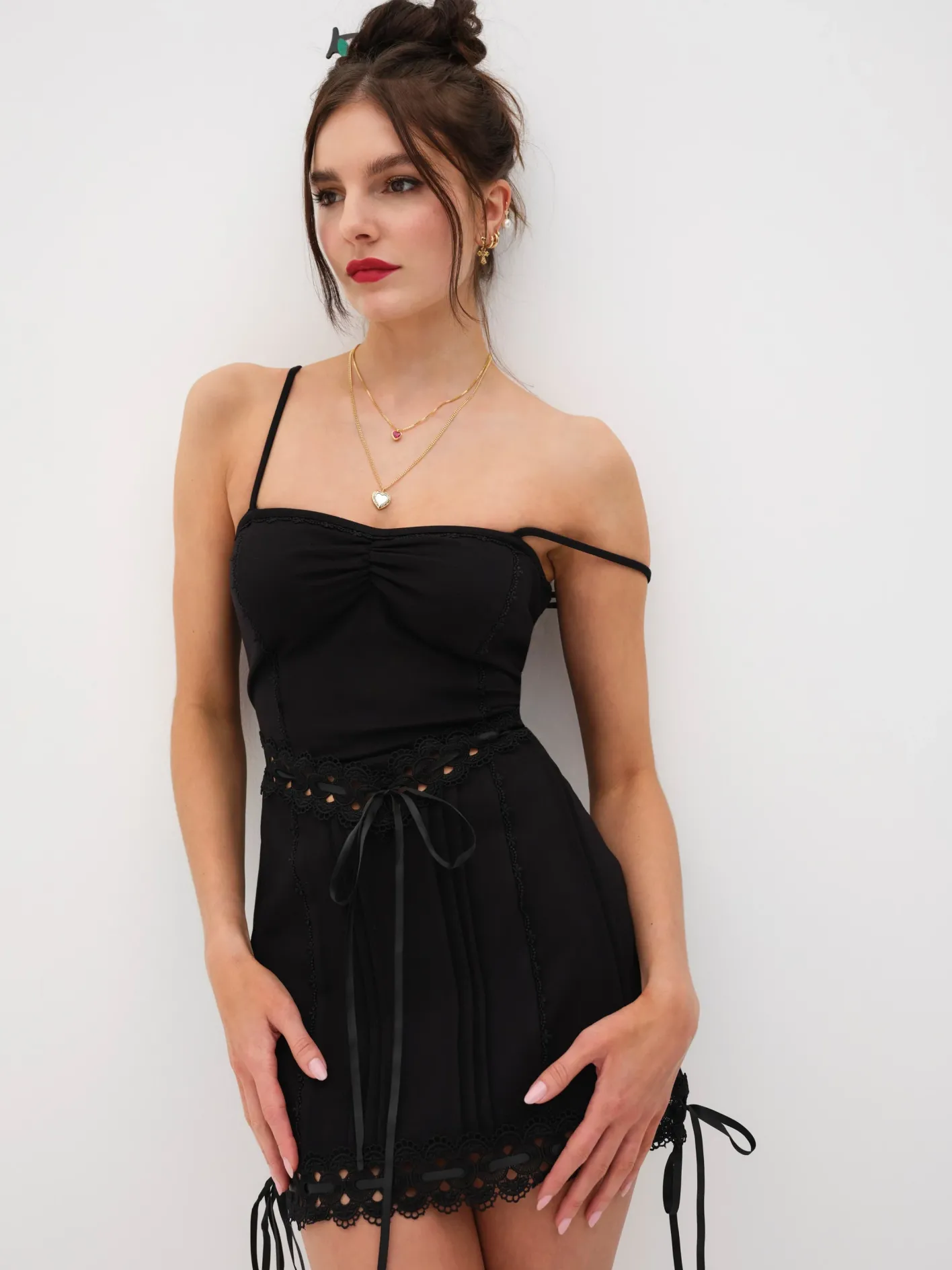 sistine_mini_dress_0.webp Woman For Love & Lemons Sistine Mini Dress