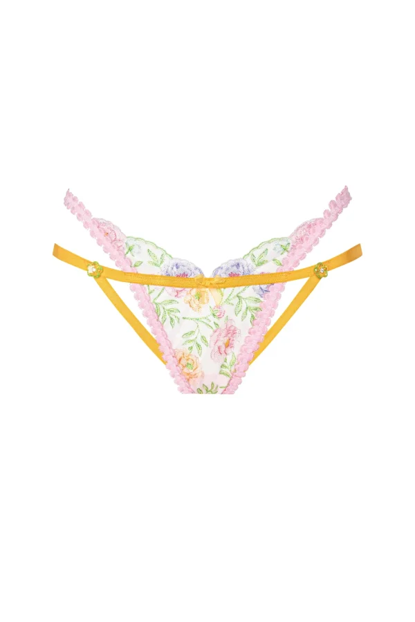 Woman For Love & Lemons Sorbet Rose Thong Panty