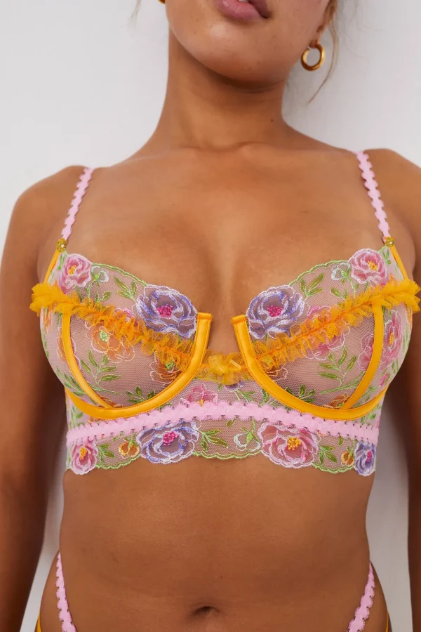 Woman For Love & Lemons Sorbet Rose Underwire Bra