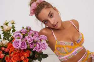 Woman For Love & Lemons Sorbet Rose Underwire Bra