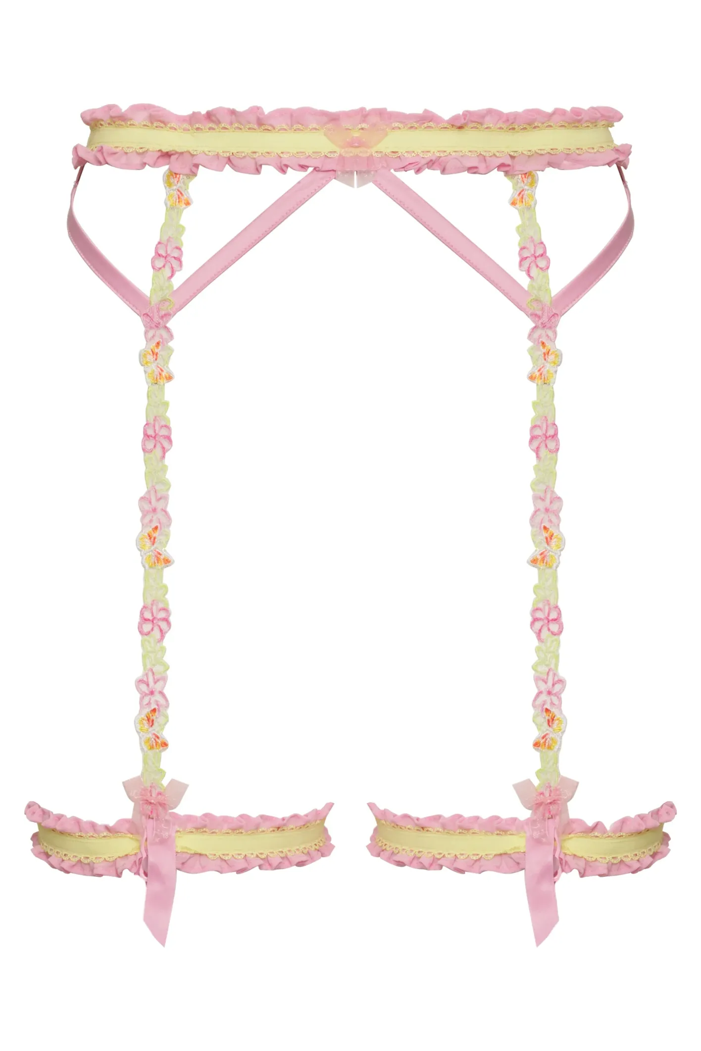 sunset_butterfly_garter_3.webp Woman For Love & Lemons Sunset Butterfly Garter