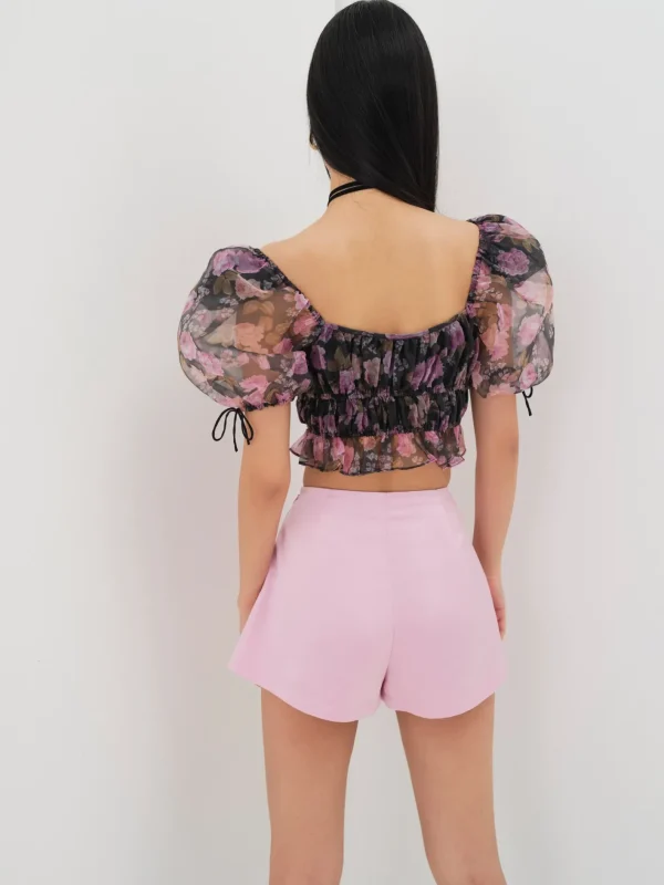 Woman For Love & Lemons Sunshine Crop Top