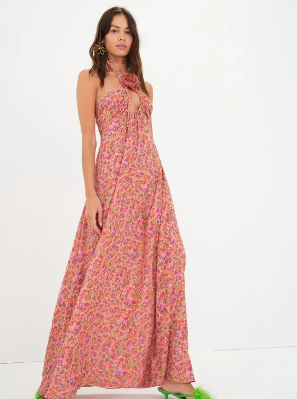 Woman For Love & Lemons Suzette Maxi Dress